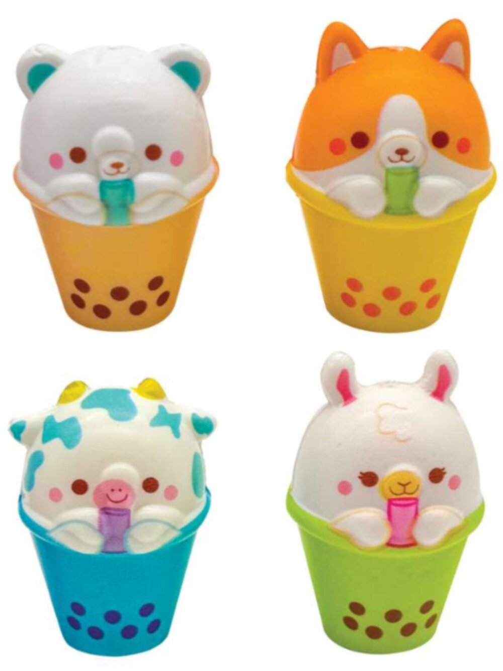 Boba Tea Friends Squishies – 6 Piece Assorted Set